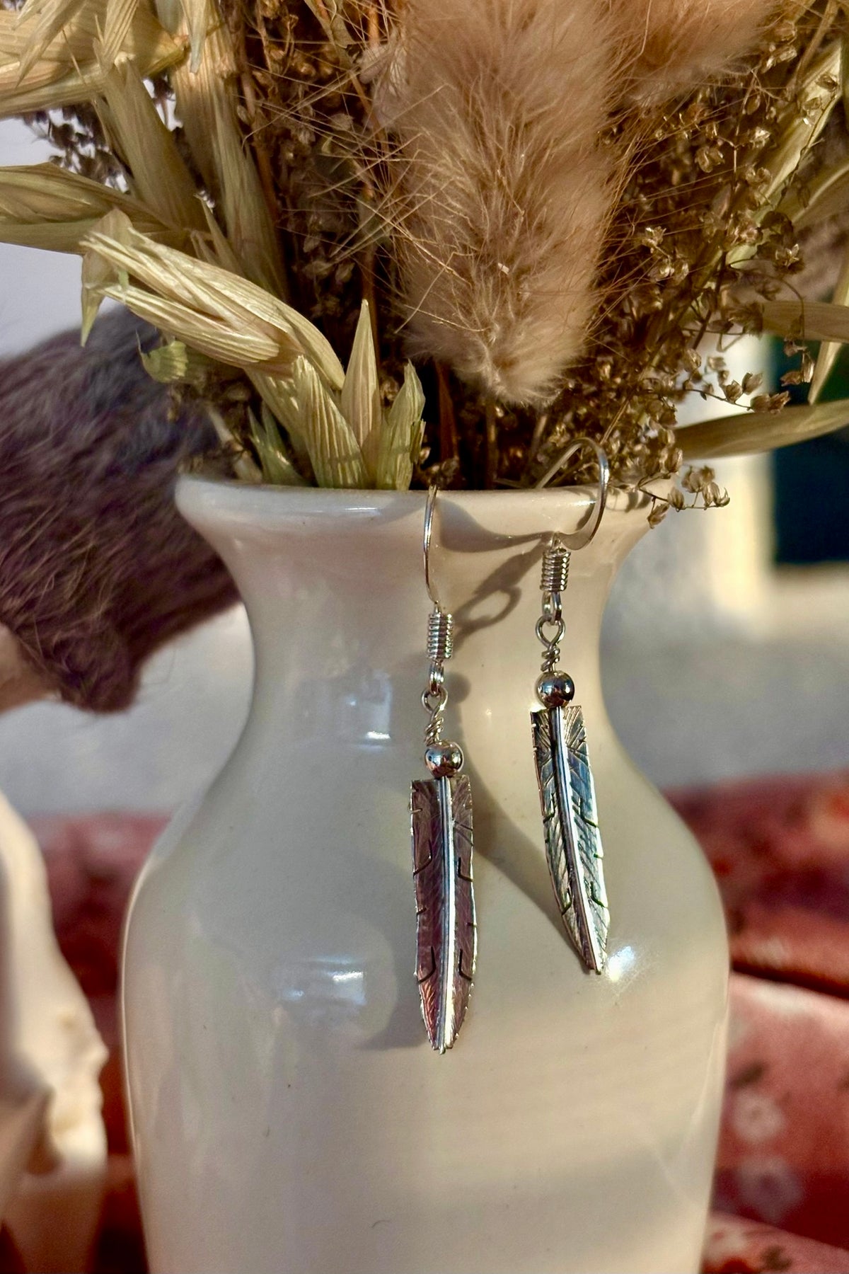 LIGHT AS A FEATHER ❖ Sterling Silver Feather Earrings