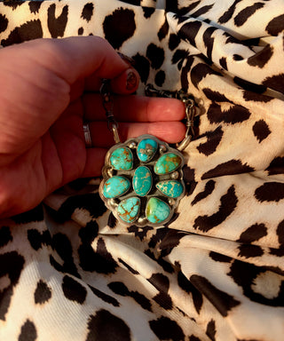 DESERT HEIRLOOM ❖ Turquoise Cluster Necklace