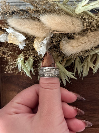 SILVER TRAILS ❖ Stamped Silver Band Ring