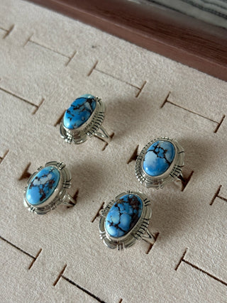 GOLDEN HOUR ❖ Golden Hills Turquoise Ring