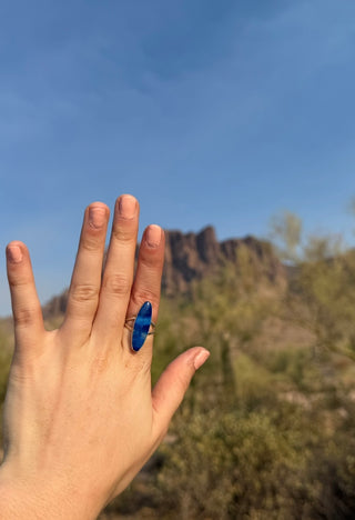 MIDNIGHT BLUE ❖ Lapis Lazuli Statement Ring