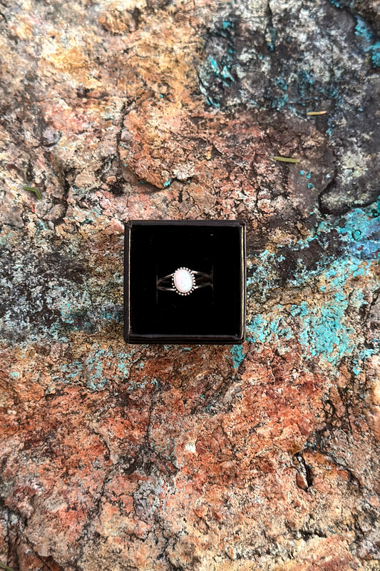 Opalite & Sterling Silver Ring