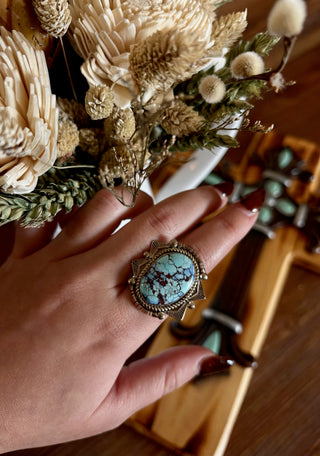 CANYON SKY ❖ Sterling Silver Oval Statement Ring