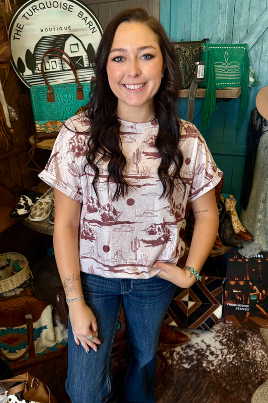 Desert Sky Western Top