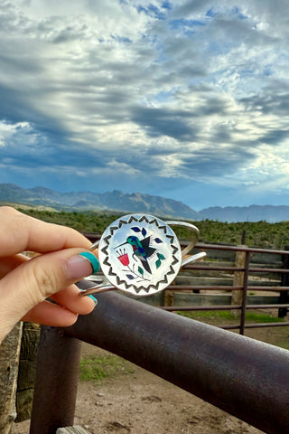 WINGED BEAUTY ❖ Hummingbird Cuff By Raymond