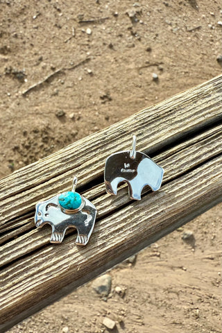 COLLECTED TURQUOISE ❖ Turquoise Pendant By Joseph