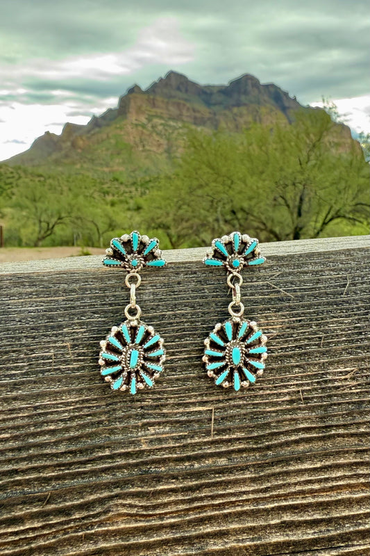 Cluster Dangle Earrings