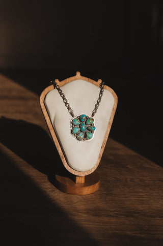 DESERT HEIRLOOM ❖ Turquoise Cluster Necklace