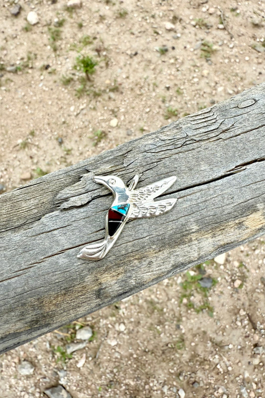 Inlay Hummingbird Pendant