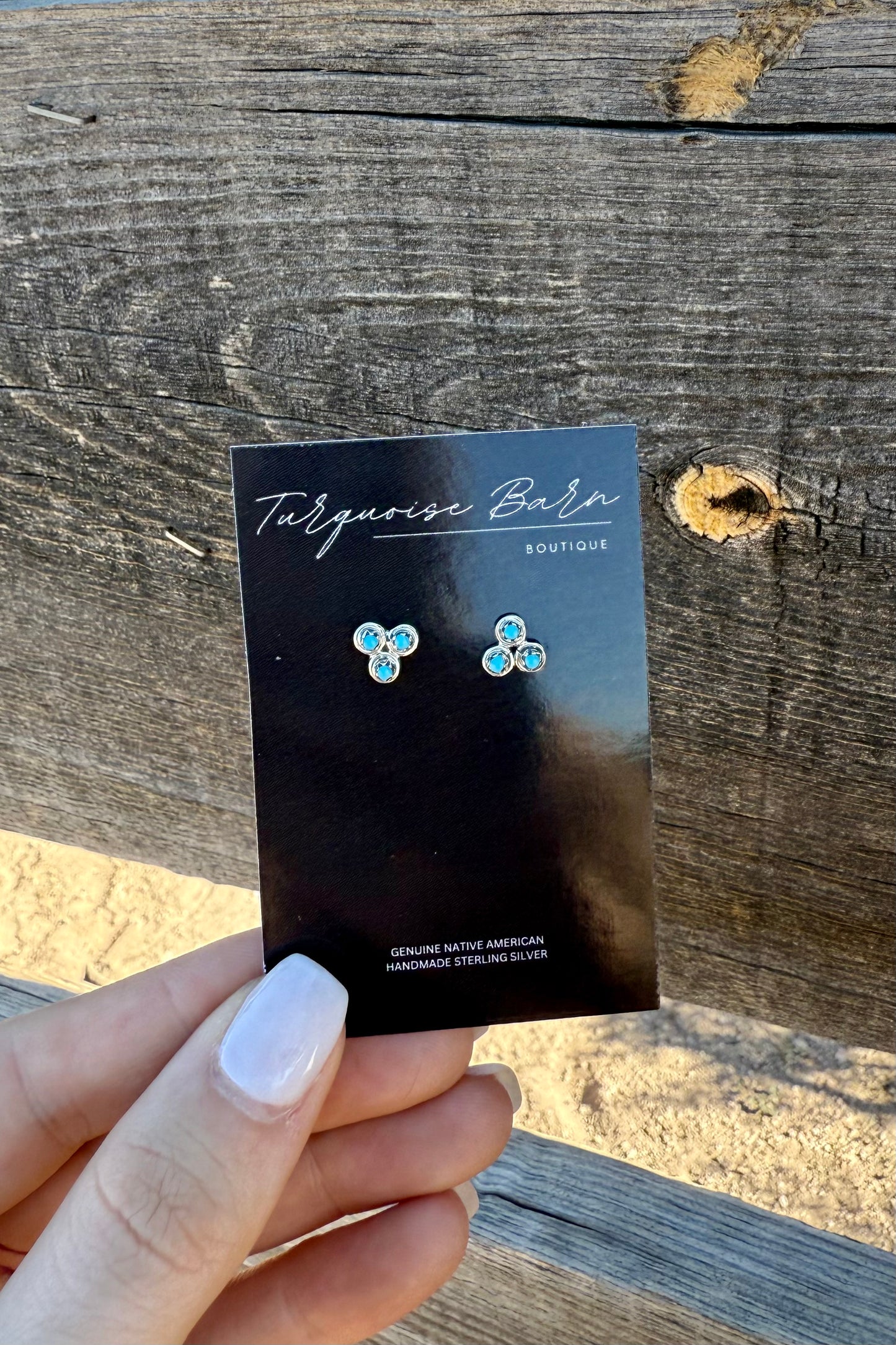 Tiny Turquoise Earrings