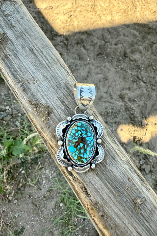 LITTLE HEIRLOOM ❖ Jackson Hoskie Turquoise & Sterling Silver Pendant