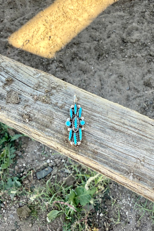 Turquoise Cluster Pendant
