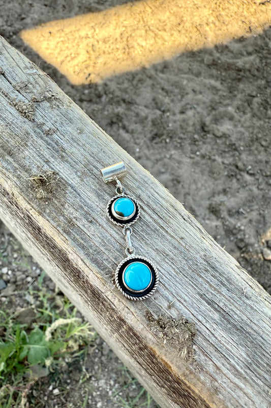 Turquoise dangle pendant