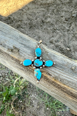 FAITHFUL ❖ Turquoise cross Pendant