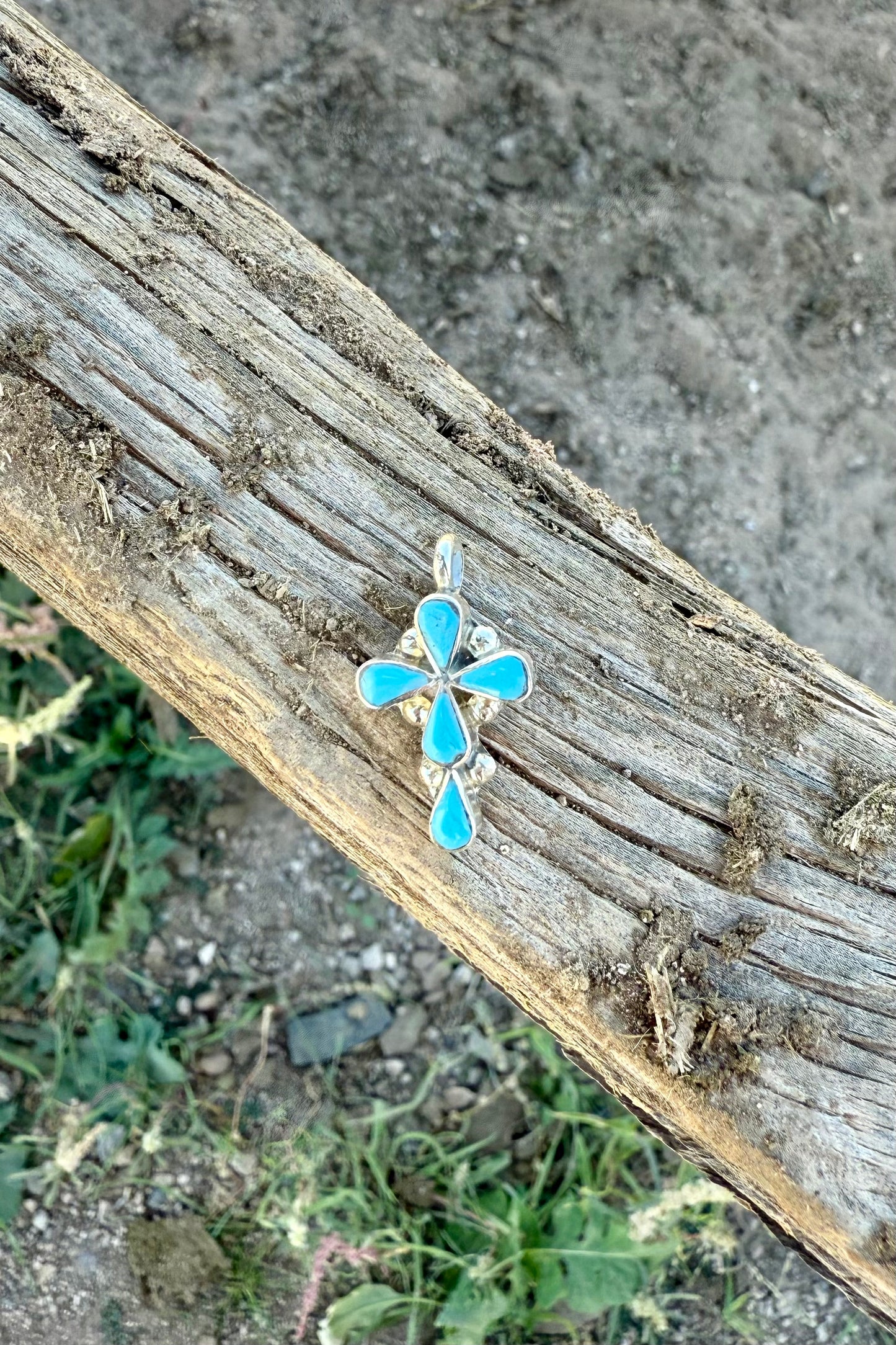 Dainty cross pendant