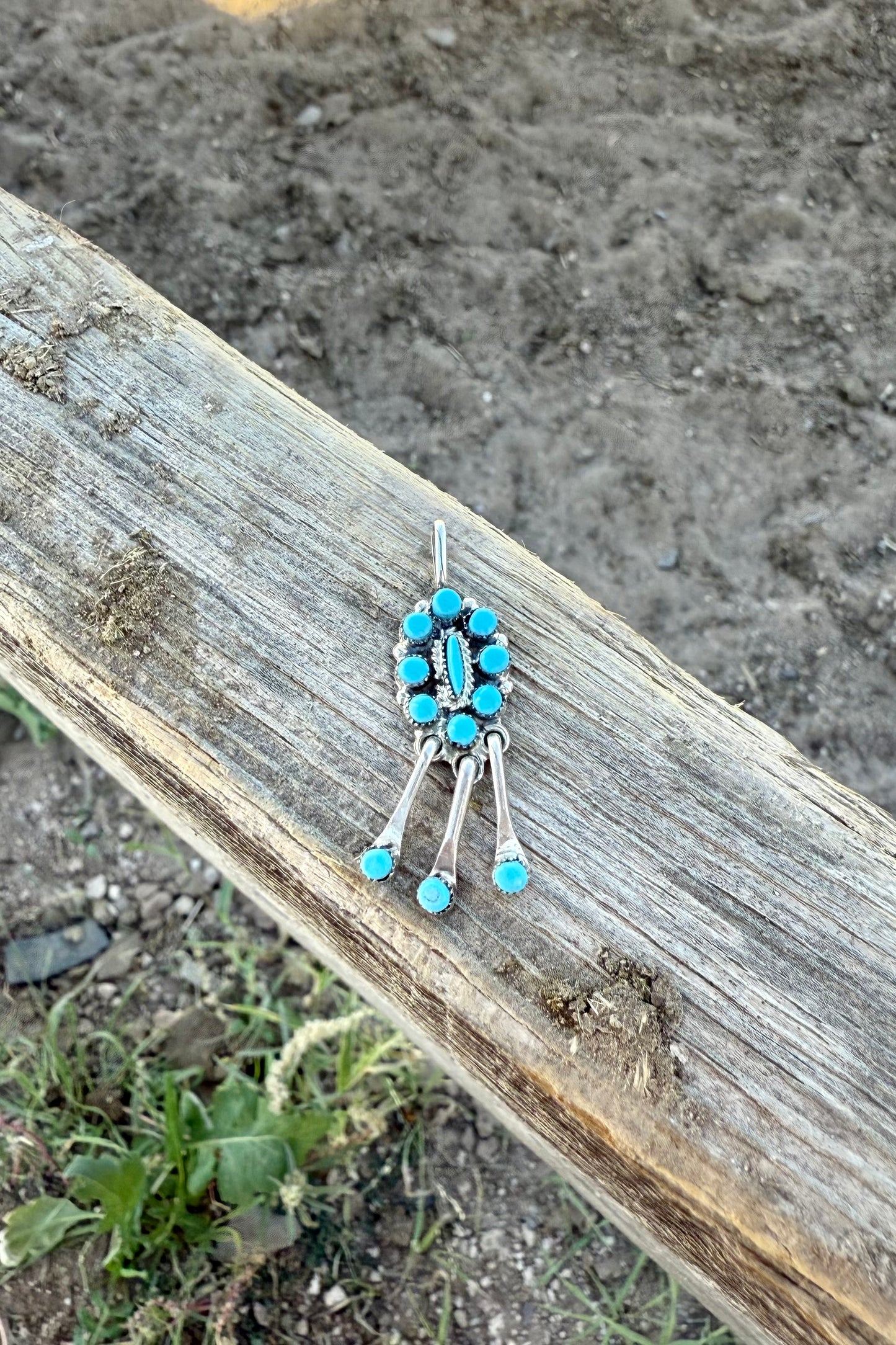 Turquoise cluster ring