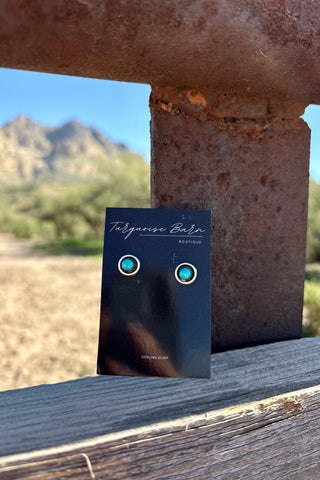 LITTLE TREASURE ❖ Dainty Turquoise studs