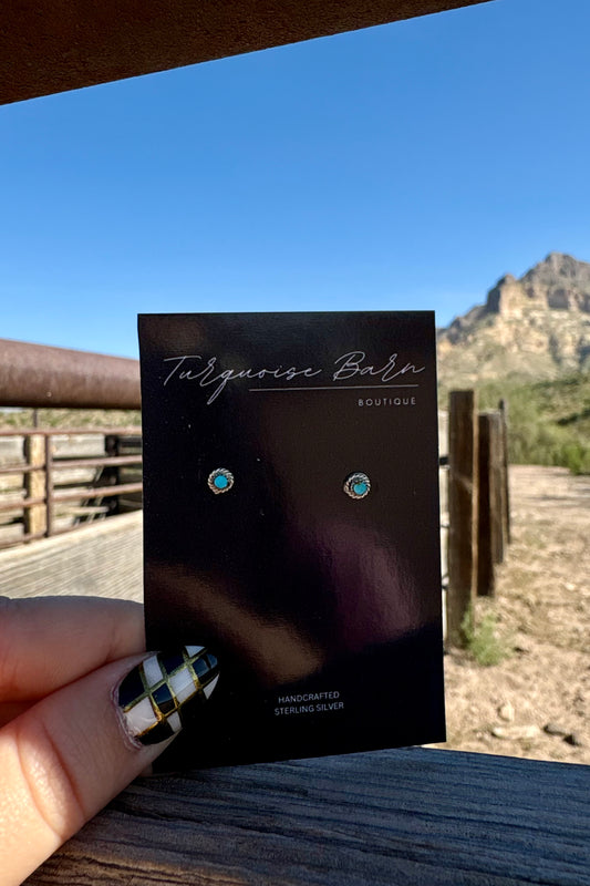 Dainty Turquoise studs