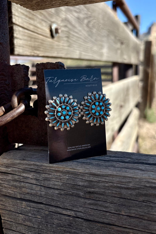 Large Turquoise studs