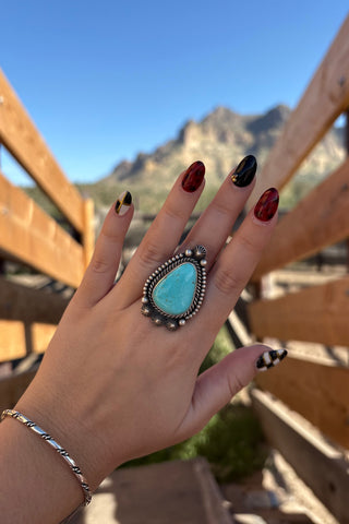 FOREVER TURQUOISE ❖ Large Turquoise Ring