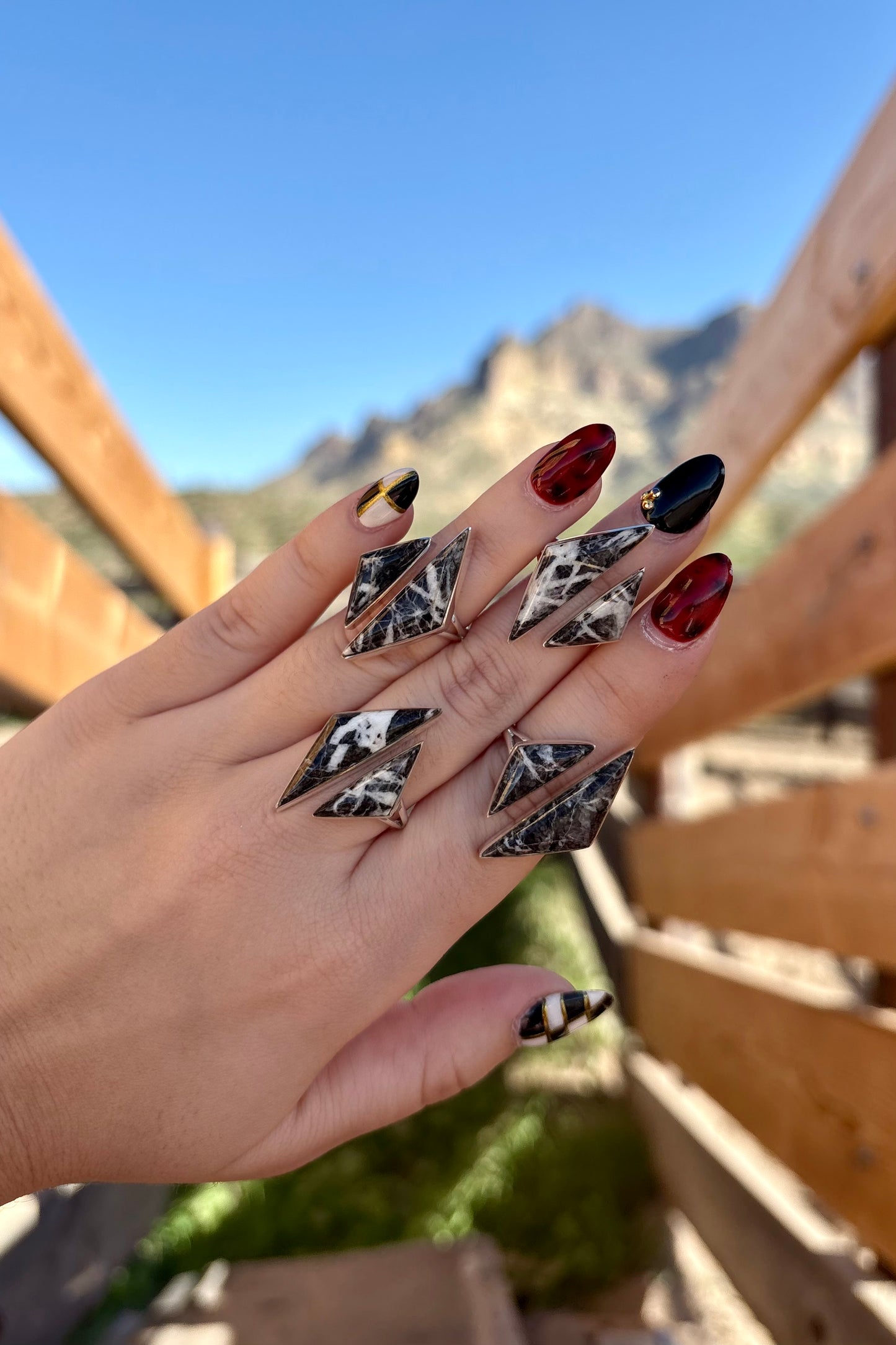 Adjustable AZ Thunder Mountain ring