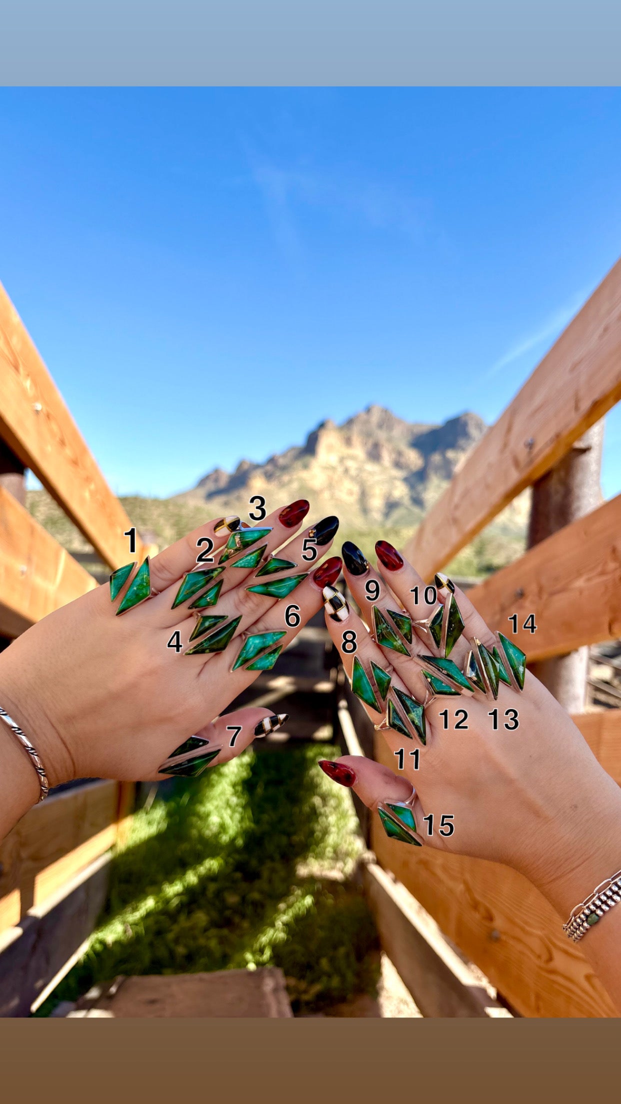 Adjustable Sonoran Mountain ring