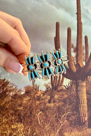 COLLECTED SILVER ❖ Zuni Turquoise Cuff