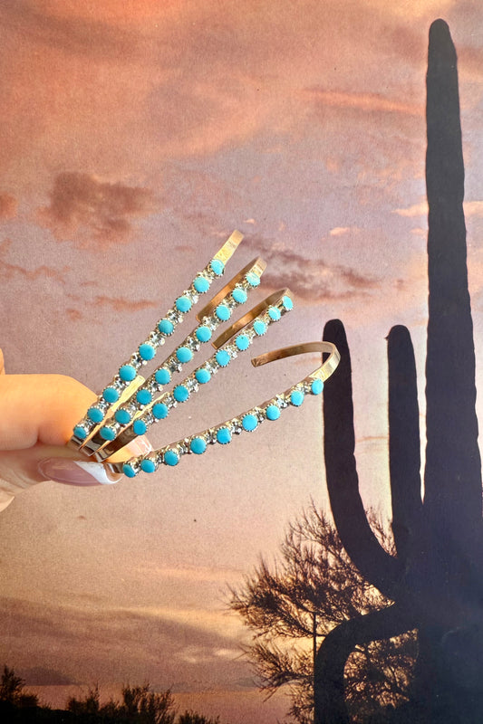 Zuni Nine Stone Bracelet