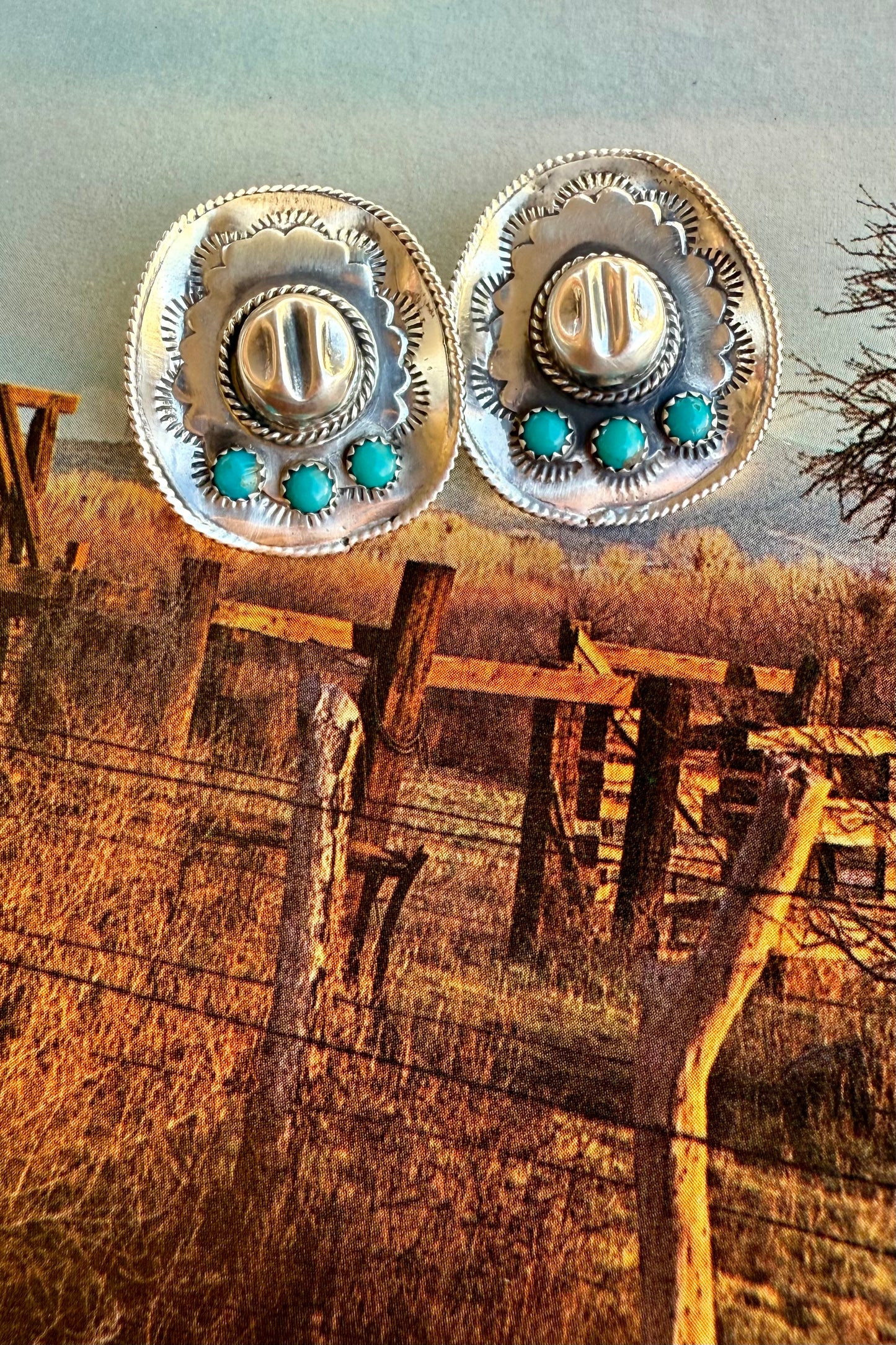 Cowboy Hat Earrings