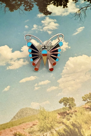 WINGED BEAUTY ❖ Zuni Butterfly Ring