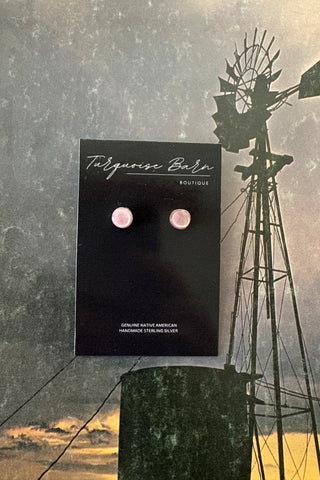 SOFT GLOW ❖ Pink Opal studs