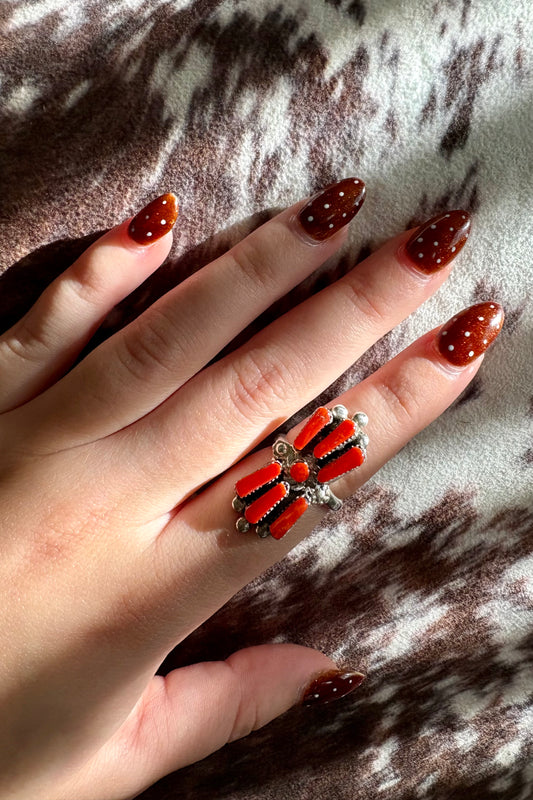 Red Coral Ring