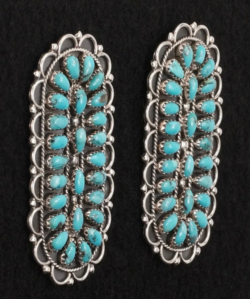 Turquoise Earrings By Gerald Mitchell