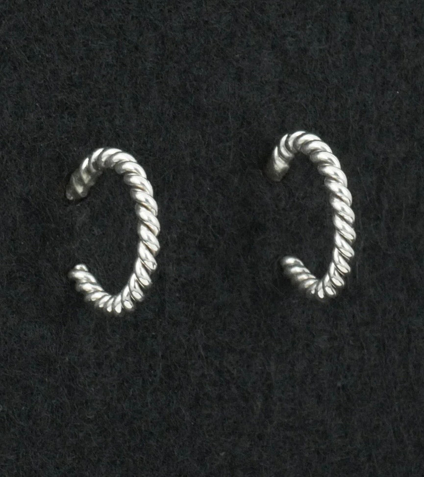 Silver Hoop Earring