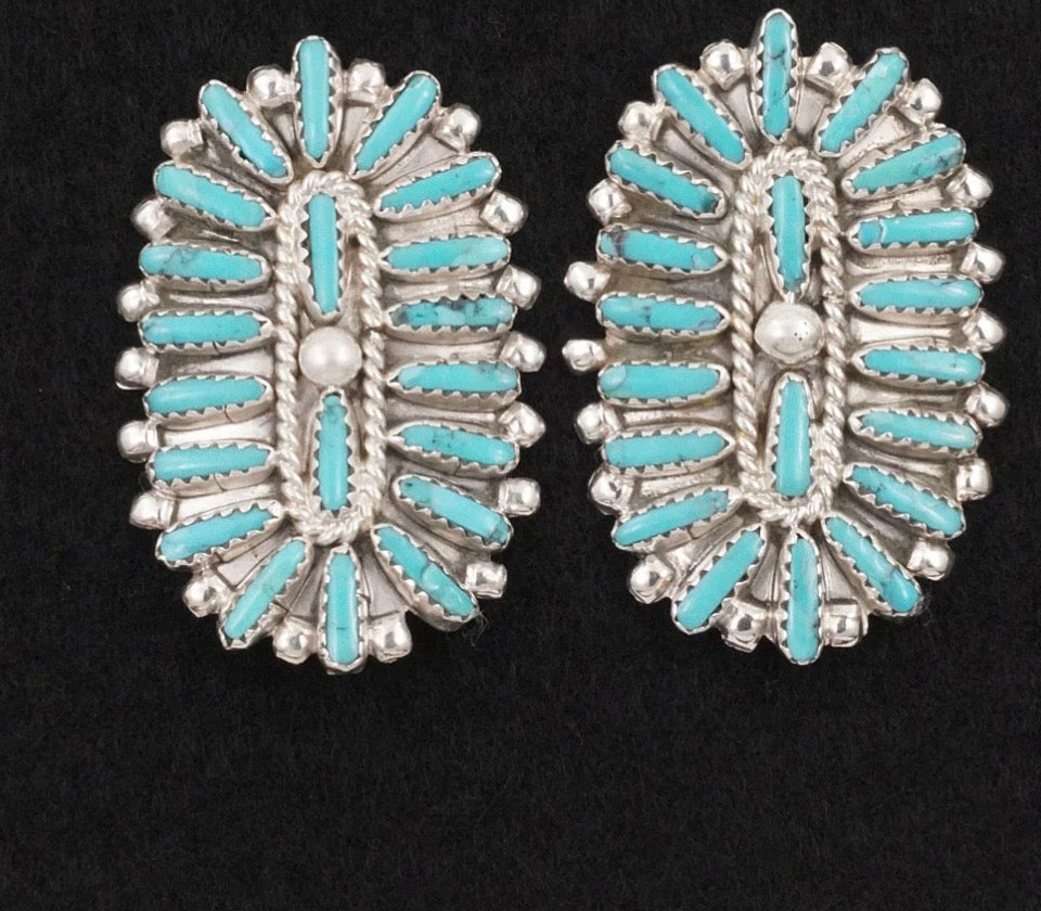 Cluster Turquoise Earrings