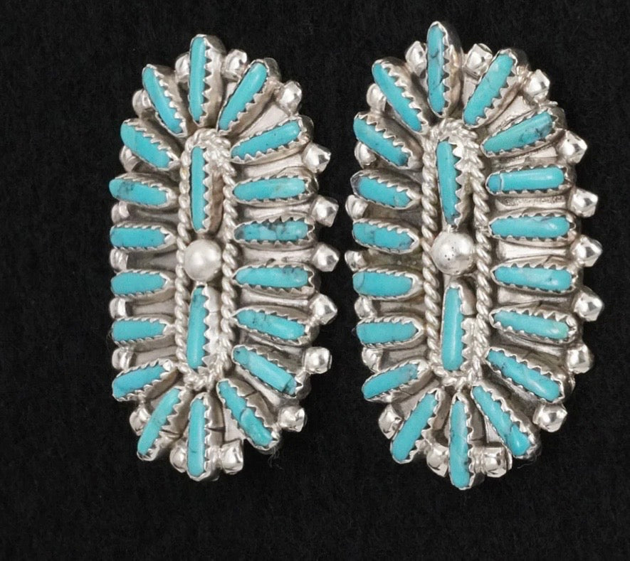 Cluster Turquoise Earrings