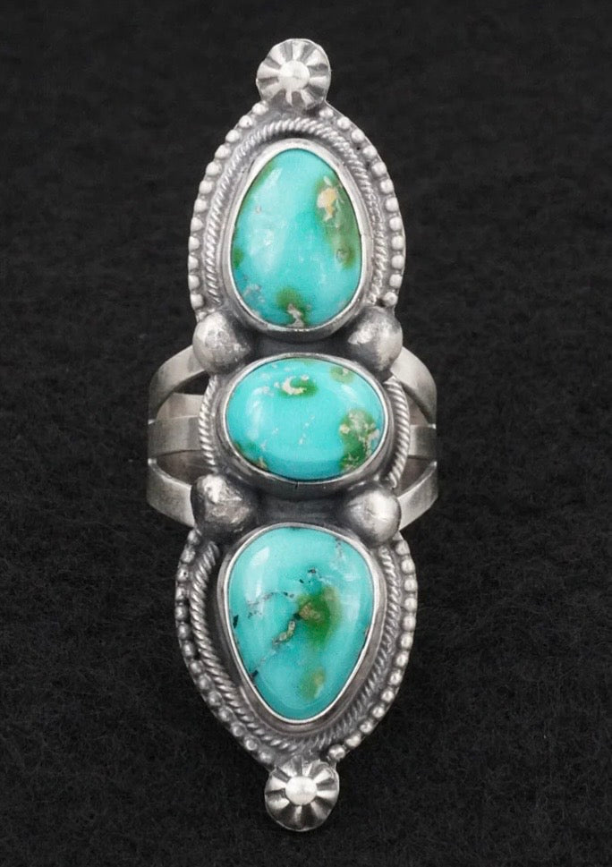 Sonoran Three Stone Ring