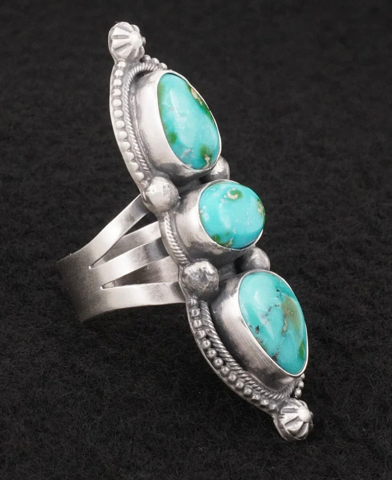 Sonoran Three Stone Ring