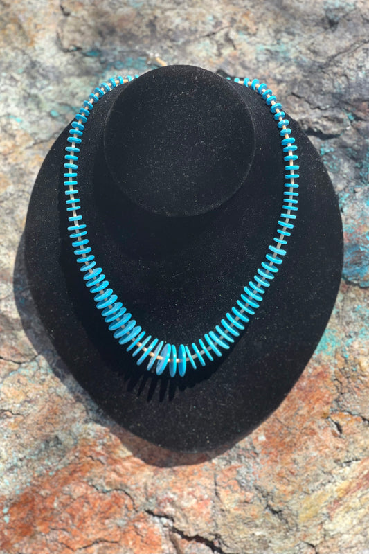 Turquoise Heishi Necklace